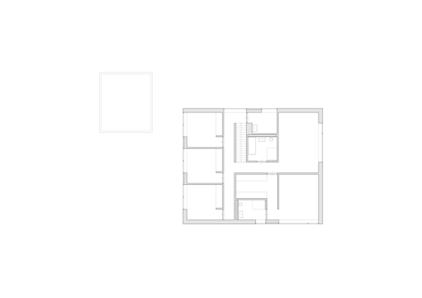 Plattegrond eerste verdieping