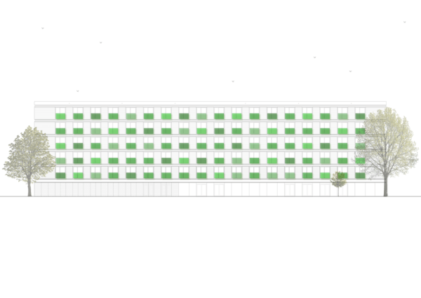 Gevel studenten oost